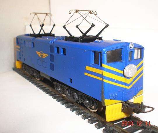 LIMA HO: SAR E444 Blue Train Electric Locomotive Dummy 02. Not boxed (made in Italy).