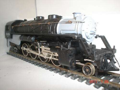 LIMA HO: MIKADO 2-8-2 Steam Locomotive with out W/tender. Not boxed (made in Italy).