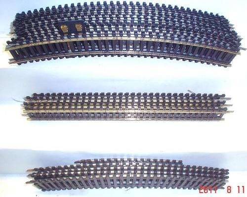 HO LIMA TRACK: 24pc; Mixed used track in excellent condition. (Made in Italy)