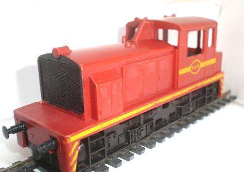 LIMA HO: SAR Diesel Shunter Loco in fair condition. Not boxed. (Made in Italy)