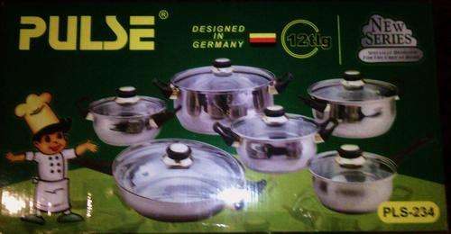 Specially imported from Germany 12pc stainless steal pot set(New range)