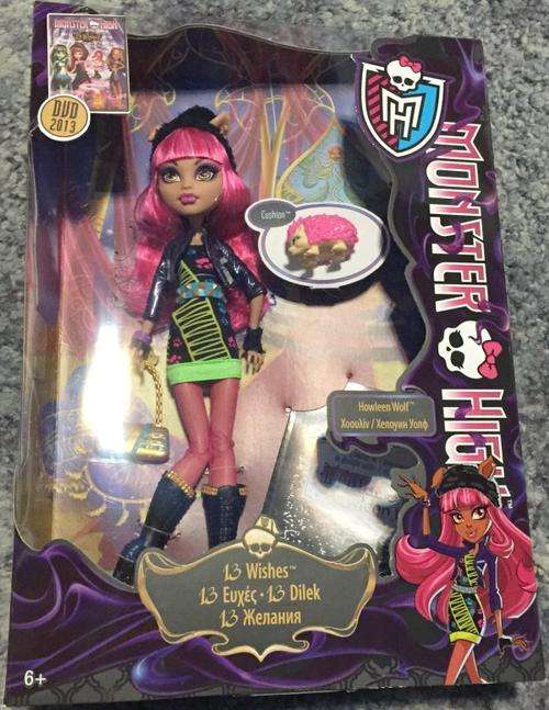 Monster High Howleen Wolf 13 Wishes Doll (FREE Shipping)