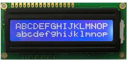 LCD 1602 Display White on Blue for Arduino Raspberry Pi