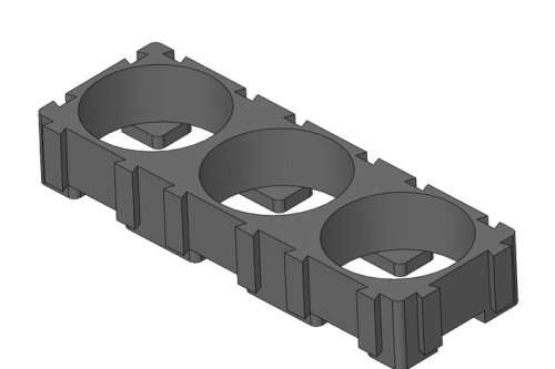 Safety Bracket 3p for 18650 Battery