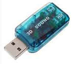 USB 2.0 External Sound Card Virtual 5.1 Surround