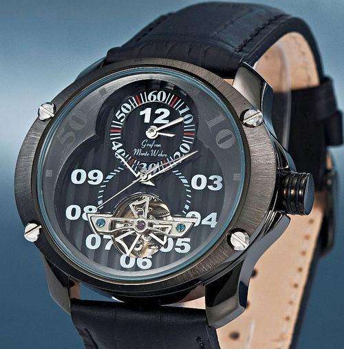 NEW LIMITED EDITION Authentic GRAF Von MONTE WEHRO "Marquarie" AUTOMATIC 5 ATM Water resistant