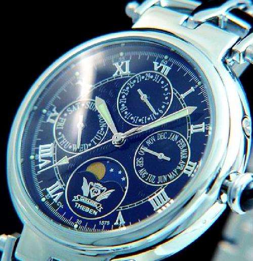 NEW CAVADINI BLUE - 5 ATM/50Meter WATER RESISTANT S/STEEL CHRONOGRAPH QUARTZ