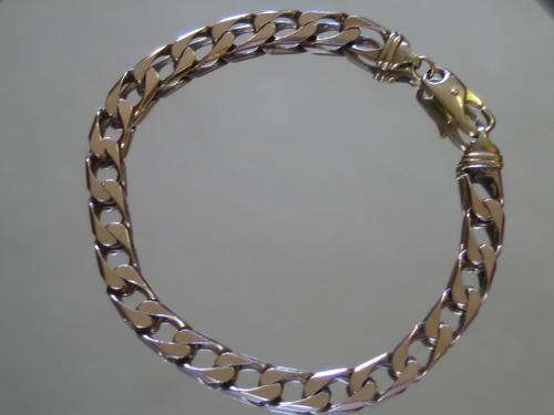 18ct FULL GOLD GENTS BRACELET 20 gr length 55mm