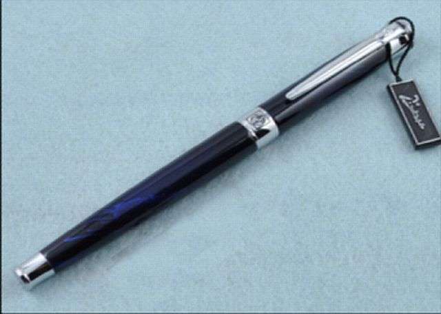 BRAND NEW PICASSO ART COLLECTION "SWEDEN FLOWER KING" DARK BLUEFountain Pen