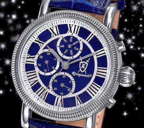 AUTHENTIC BRAND NEW KONIGSWERK SS ANAXIMANDER BLUE MULTIFUNCTION QUARTZ