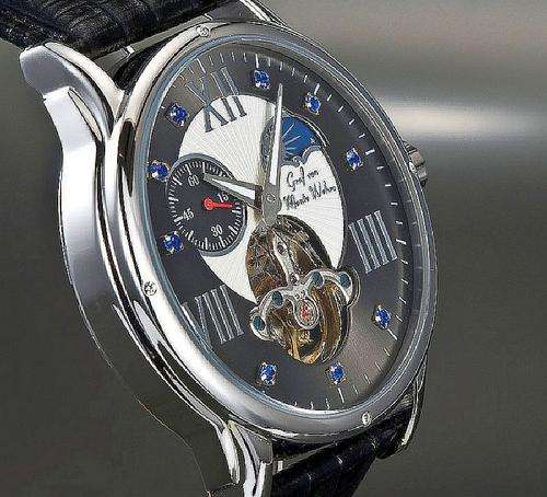 AUTOMATIC GRAF Von MONTE WEHRO  BRAND NEW Authentic "SION"  MOON PHASE MULTI FUCTION