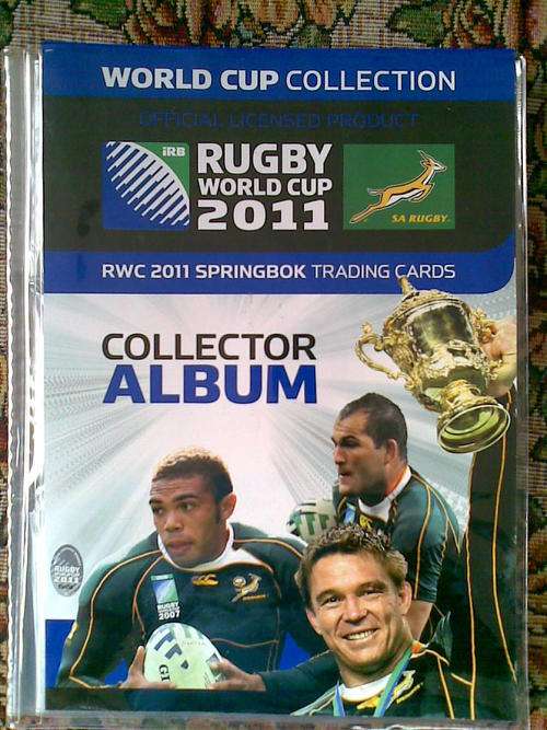 BIG BALL RUGBY COLLECTOR ALBUM 2011 WITH CARDS COMPLETE