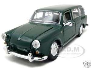 1967 VOLKSWAGEN 1600 SQUAREBACK GREEN 1:24 DIECAST