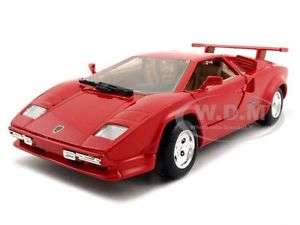 LAMBORGHINI COUNTACH RED 1:24 DIECAST MODEL