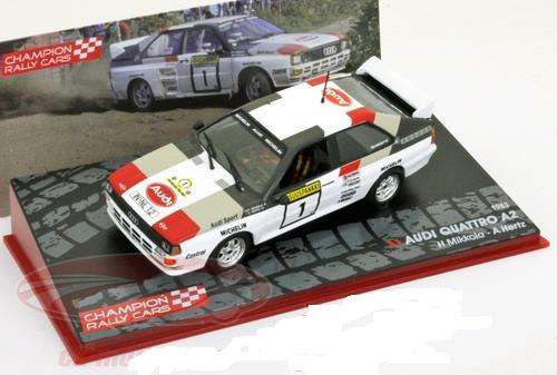CHAMPION RALLY CARS - AUDI QUATTRO A2 - H. Mikkola - A Hertz - 1983