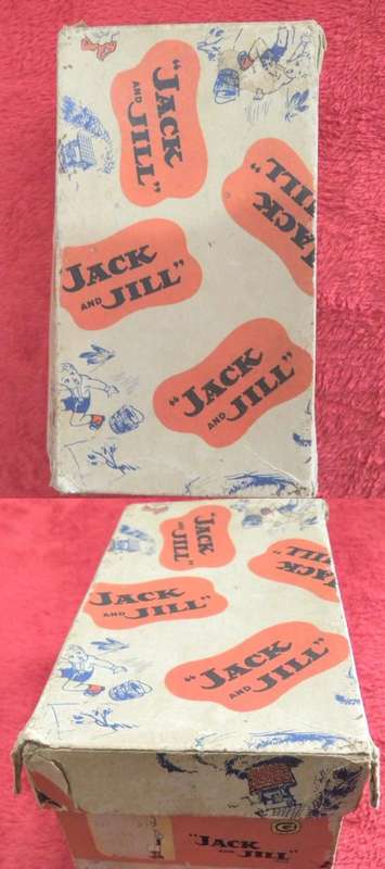 Jack and Jill Old kids shoe box
