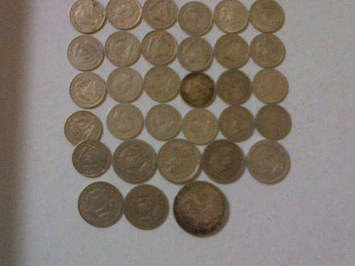 31 Old South African Silver Coins