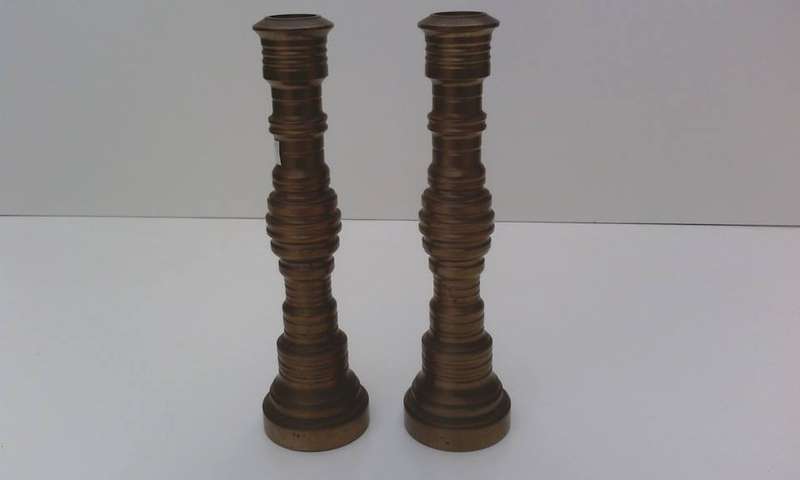 Solid Brass Candle Holder