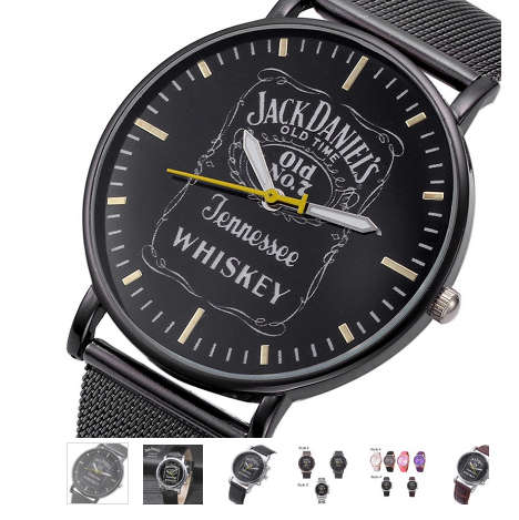 Free gift just pay R50 shipping. New Fashion Men Women Leather Jack Daniels Whiskey Quartz Watch Wri