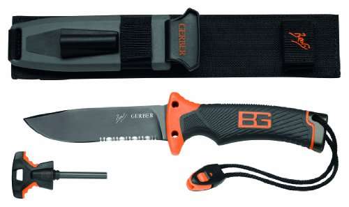 Bear Grylls Survival Series Ultimate Knife by Gerber (Serrated Edge)