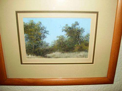 ORIGINAL SIGNED CYRIL PENNY PASTEL - MINI SERIES OF THE SOUTH AFRICAN BUSH