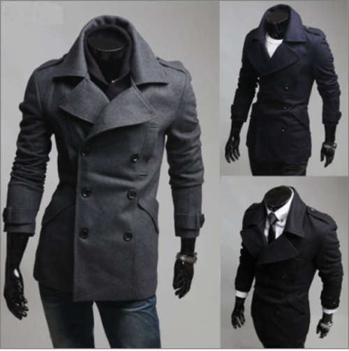Men's button coat