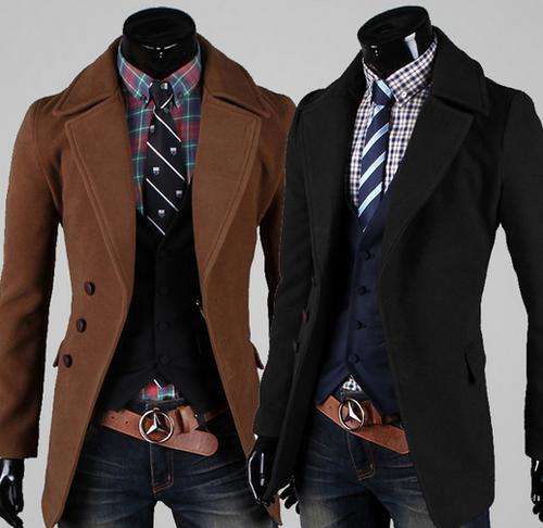 Men's Worsted Men Coat