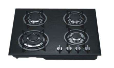 4 Burner LP Gas Hob Tempered Glass