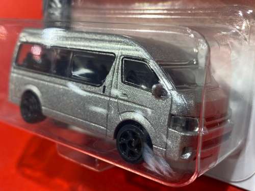 Majorette Toyota Hiace ( Quantum ) - Carded - Perfect condition - Silver Taxi