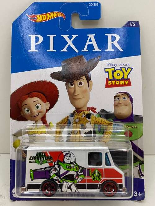 Complete Hotwheels PIXAR theme set ( 5 off in the set ) - Carded, perfect condition