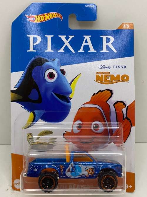 Complete Hotwheels PIXAR theme set ( 5 off in the set ) - Carded, perfect condition