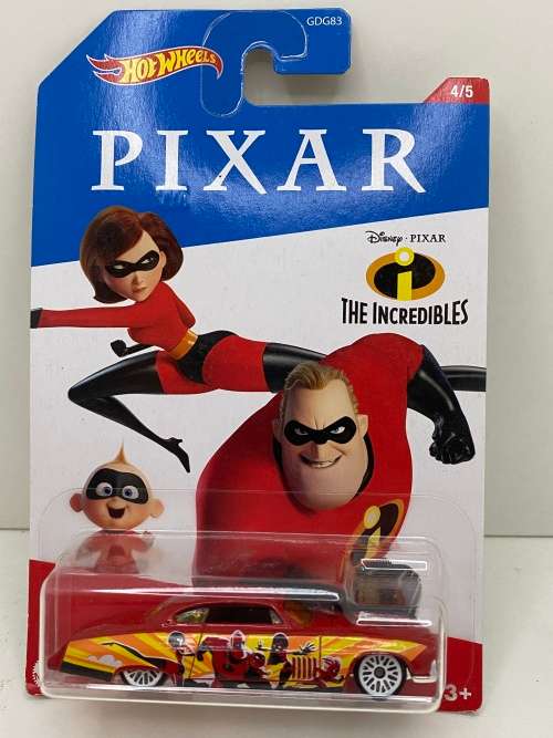 Complete Hotwheels PIXAR theme set ( 5 off in the set ) - Carded, perfect condition