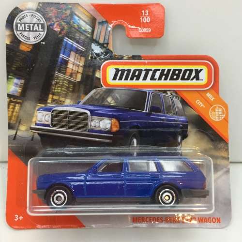 Matchbox Mercedes-Benz S123 Wagon - Blue - Carded - Excellent condition