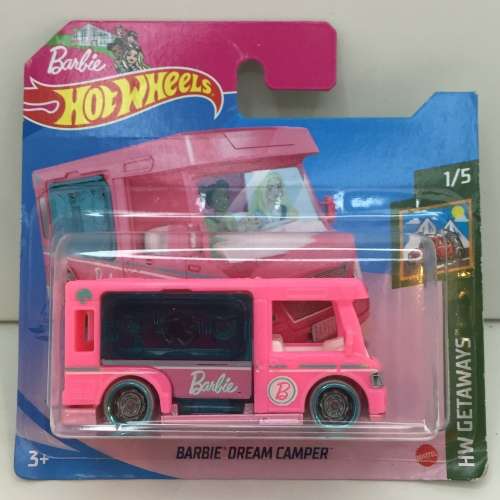 Hotwheels Barbie Dream Camper - Pink - Carded - Excellent condition