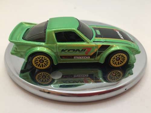 Hotwheels Mazda RX-7 -Green / Koni Livery - Loose / Un Carded - Excellent condition