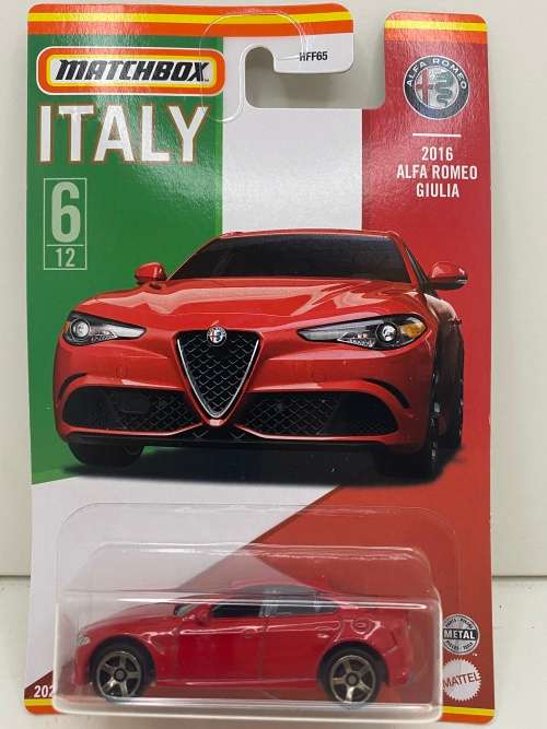 Matchbox Alfa Romeo Gulia - Red - Carded - Perfect condition