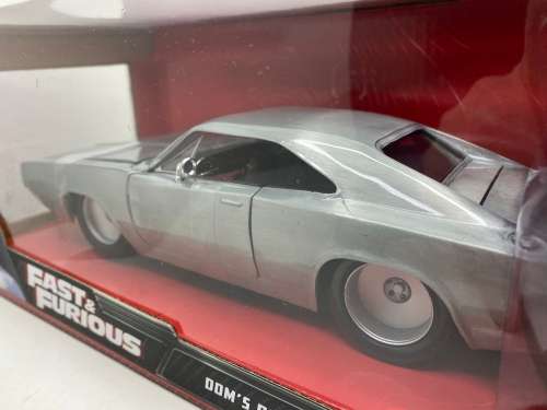 Jada Fast and Furious Doms Stainless steel Dodge Charger - Scale 1:24 - Perfect condition