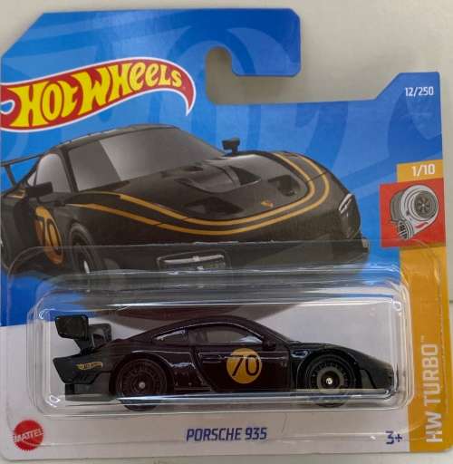 2022 Hotwheels Porsche 935 - Black - Carded