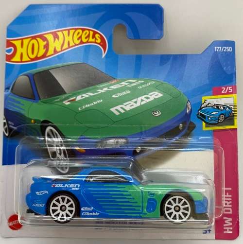 Hotwheels `95 Mazda RX-7 - Carded - Excellent condition