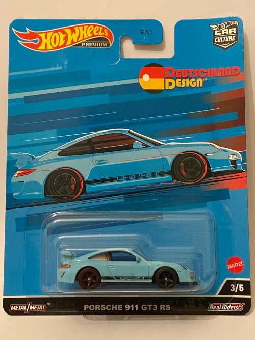 Hotwheels Premium Real Rider -  Porsche 911 GT3 RS