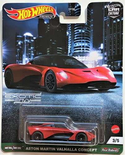 Hotwheels Premium Real Rider - Aston Martin Valhalla Concept - Car Culture - Exotic Envy