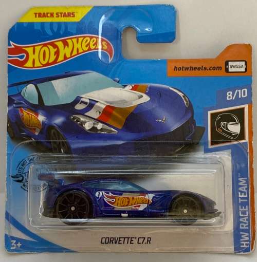 Hotwheels Chevrolet Corvette C7.R - Blue - Carded - Great condition