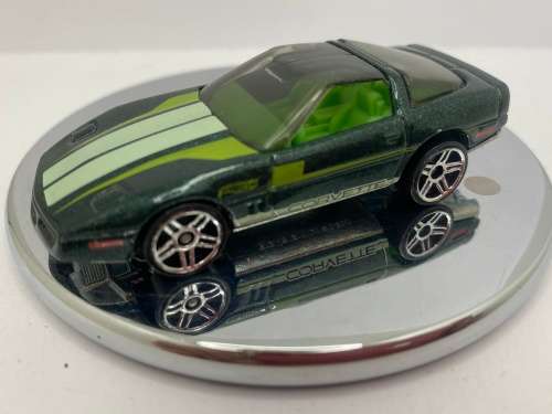 Classic Hotwheels - 1980 Chevrolet Corvette - Metal Base - Green - Excellent condition