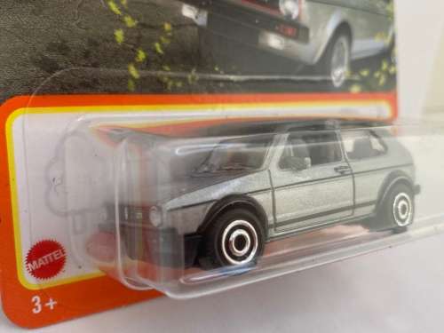 Matchbox 1976 Volkswagen Golf MK1 - Silver - Great condition - Carded / Sealed