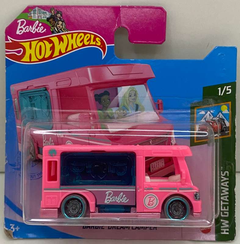 Hotwheels Barbie Dream Camper - Pink - Carded