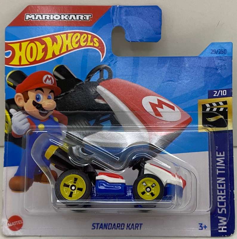 Hotwheels Mario Standard KART  - Carded