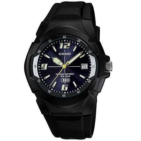 Casio Men's , water resistant ,10-Year Battery , Analog Resin Watch