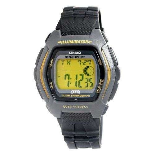 Casio Sport Watch- 10 Year battery, 100m Water Resistant, Dual Time, LED Light with Afterglow