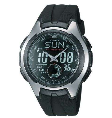 Casio Sport Watch - Analog / Digital, Electro-Luminescent, 100m Water Resistant Sport Watch