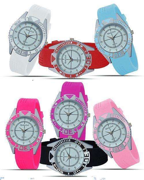 MONTRES CARLO - Silicone Band , Brand New Womans Quartz Watch.